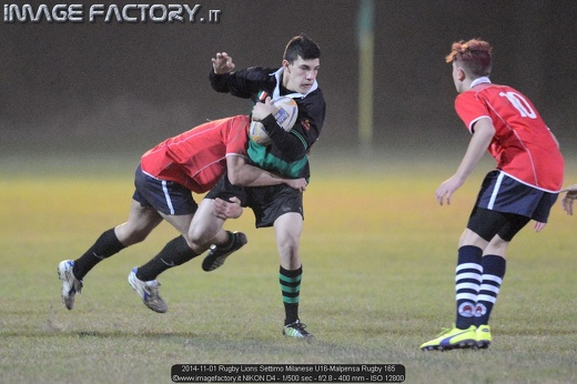 2014-11-01 Rugby Lions Settimo Milanese U16-Malpensa Rugby 165